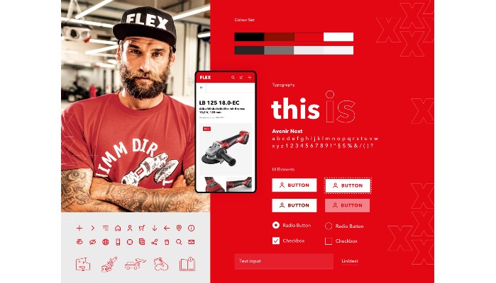 Mit einem Relaunch seiner Website im Corporate Design überführt die FLEX-Elektrowerkzeuge GmbH das Gesicht der Marke in die digitale Welt.