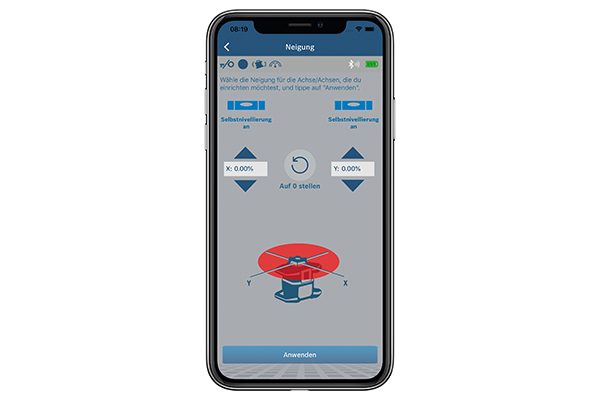 Steuerung per App
