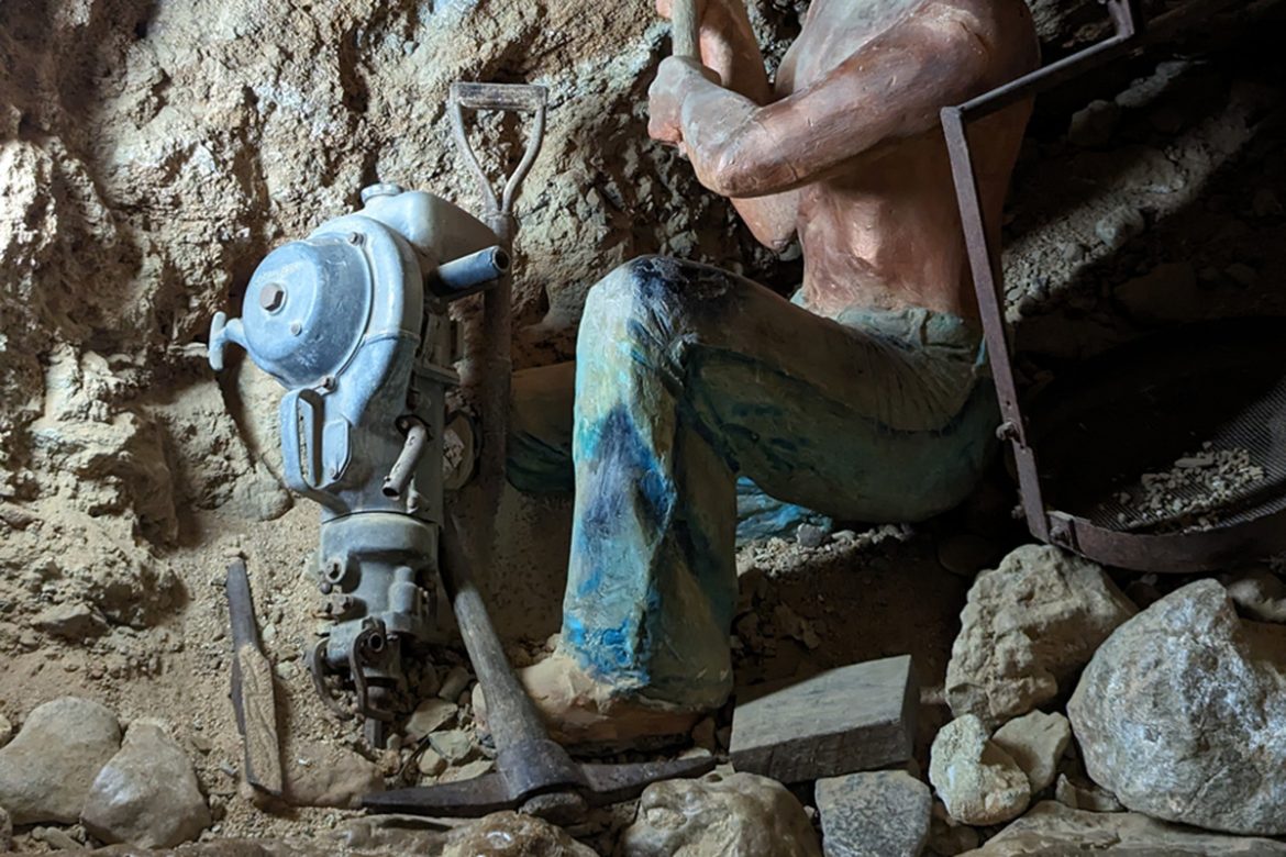 Bohrhammer im Bergbau