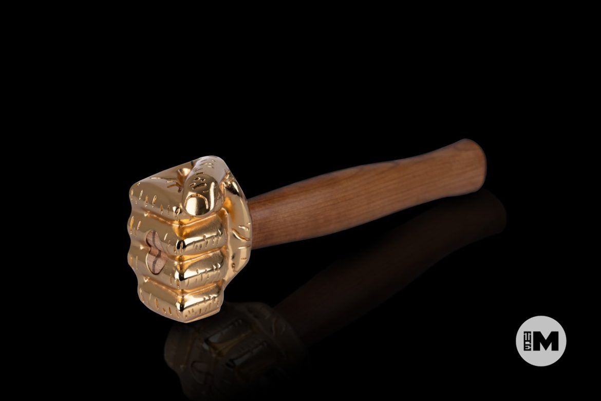 Hammer aus Gold: Der teuerste Hammer der Welt besteht aus 5 Kilogramm reinem Gold und ist eine halbe Million Euro wert.