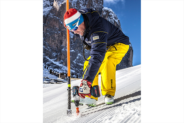 Akku-Werkzeug von Bosch auf der Piste