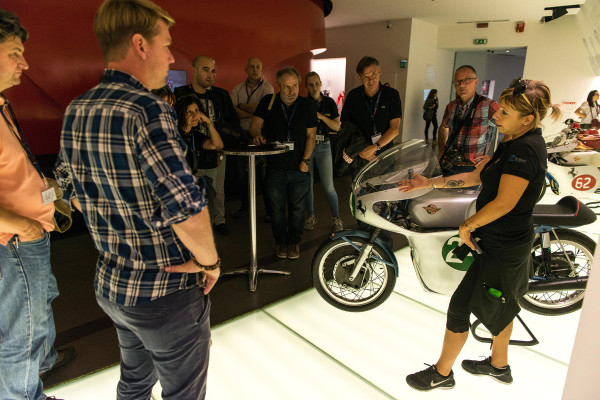 Museumsbesuch der Journalisten