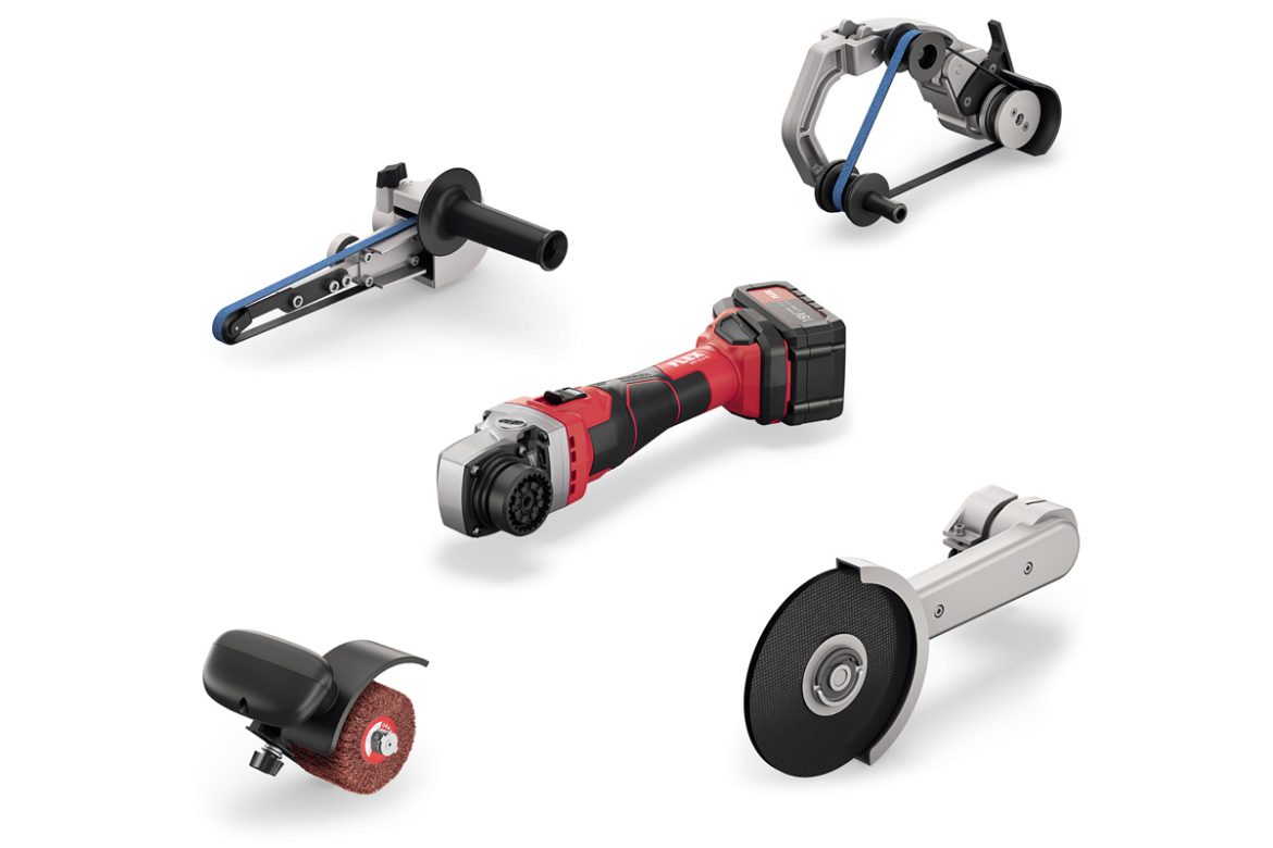 Flex 18V Trinox Set zur Metallbearbeitung