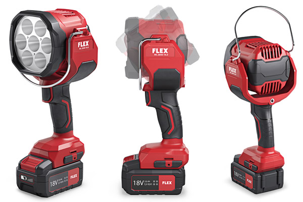 Akku-Flutlicht-Handlampe WL 2800 18.0 Flex