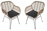 Rattan-Gartenstuhl