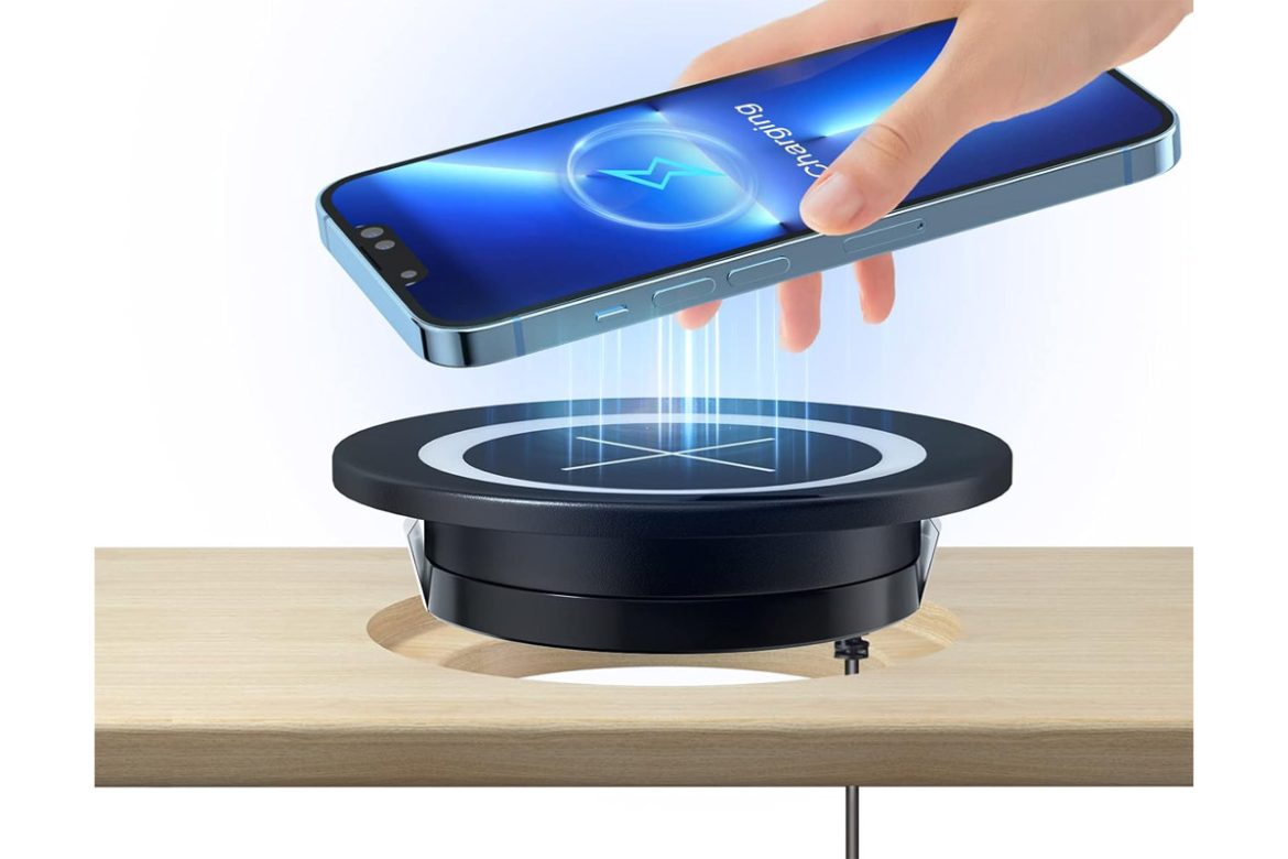 Qi-Ladestation einbauen