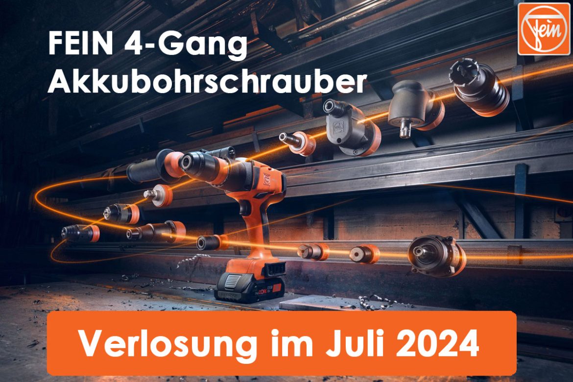 FEIN 4-Gang Akkubohrschrauber gewinnen auf werkzeugforum.de